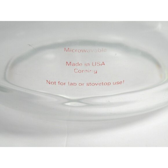 PYREX RARE Red  Vintage All Capital Letters 2 Quart / 8 Cup Glass PYREX Large Gl - Picture 7 of 11